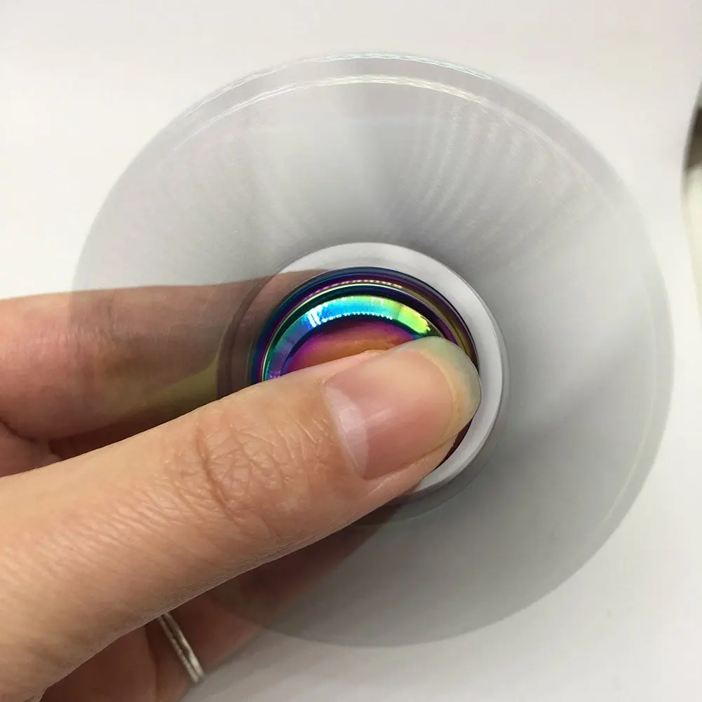 Новая мода Красочные гироскоп фиджет Спиннер вертушка 3 листовки металлические