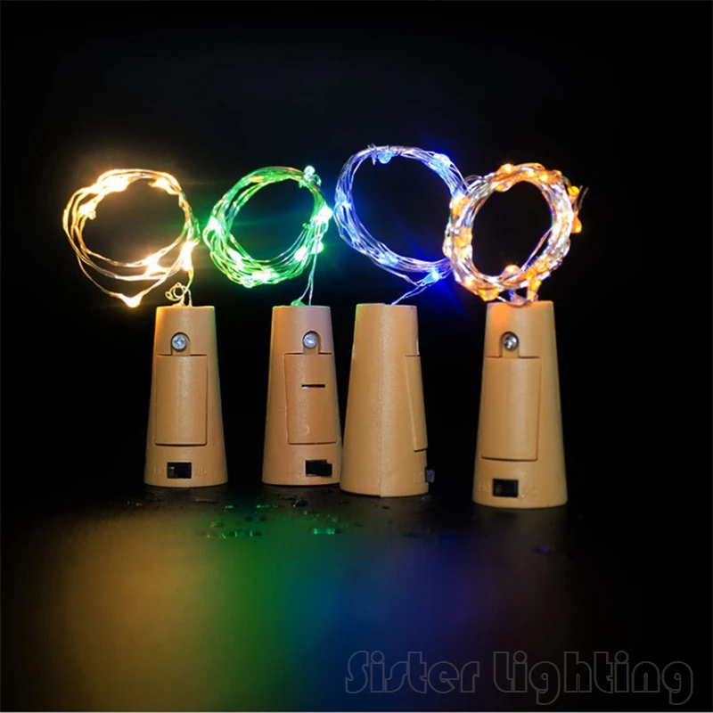 Светодиодсветильник гирсветильник для бутылок 2 м 20 батареек|Настольные лампы| |