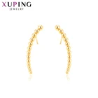 Xuping модные элегантные серьги для женщин с золотым покрытием, простые серьги, рождественский день, ювелирные изделия, подарки 95069