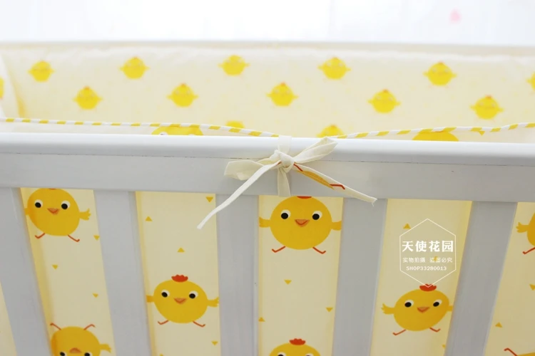 

Promotion! Cute Newborn Crib Bedding Sets Skin-friendly 100% Cotton Baby Cot Bedding Set 7 Sizes Bed Linen Kit For Babies Cot