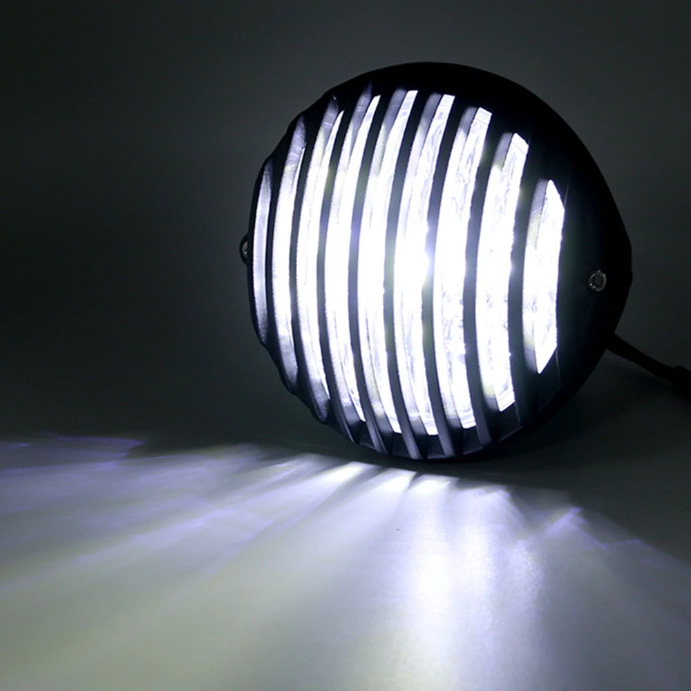 Мотоциклетная Передняя светильник светодиодный круглый туман фары 12V 4 7/8 ''для