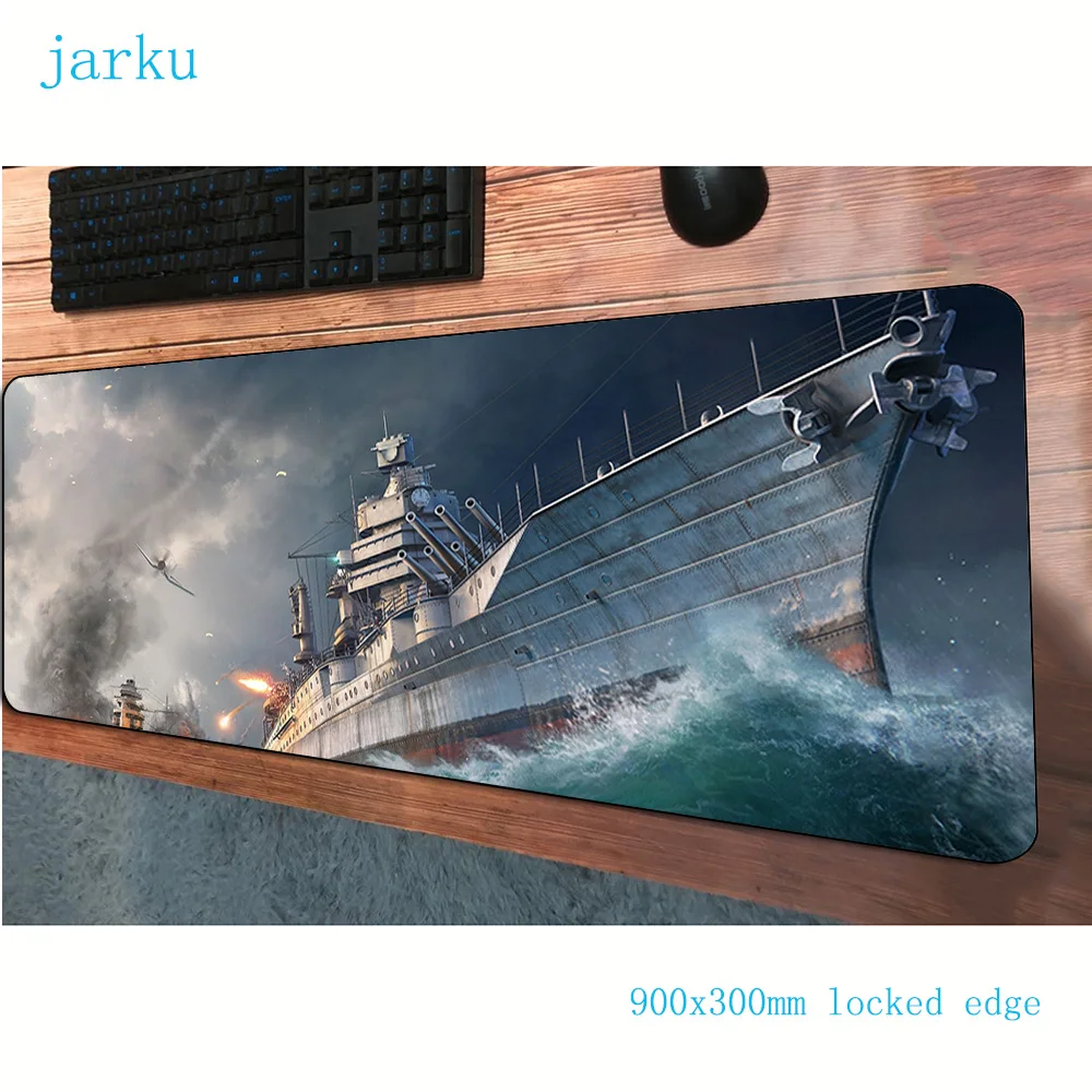 Игровой коврик для мыши world of warship 900x300 мм|Коврики мышей| |
