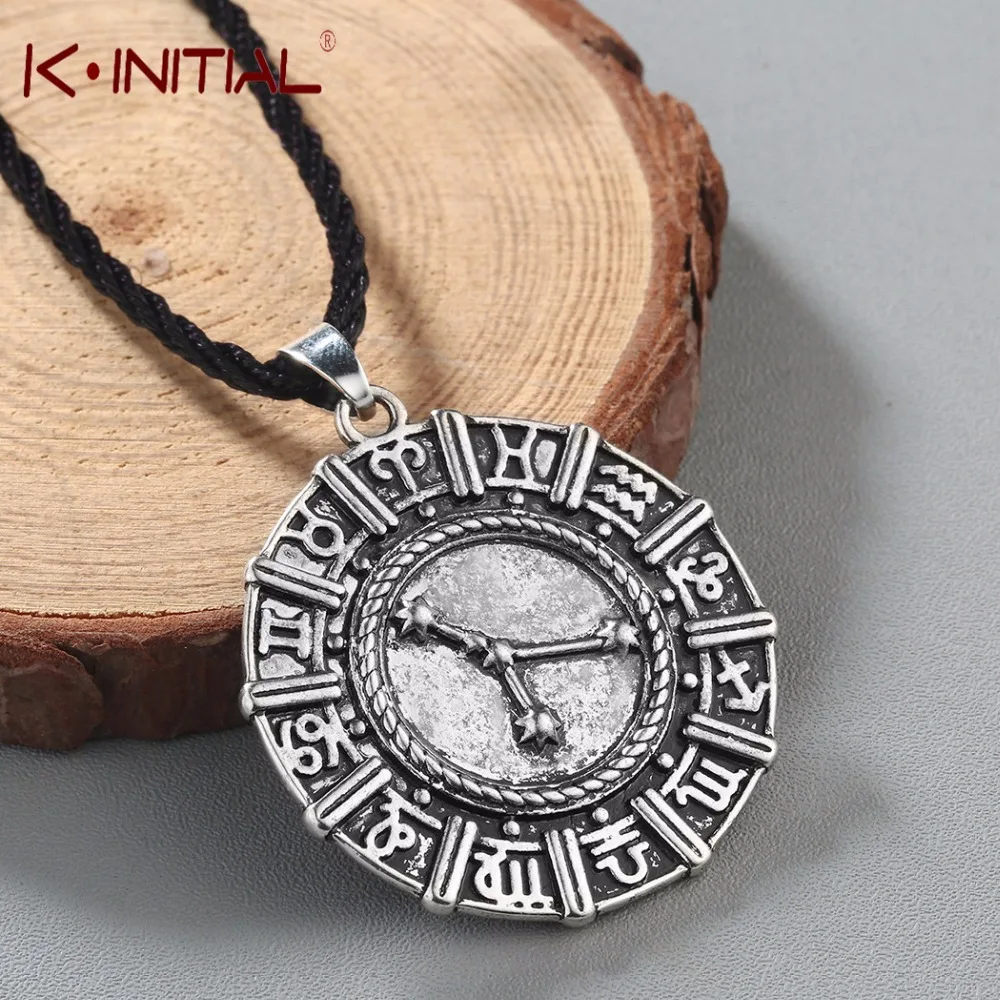 Kinitial зодиакальное Созвездие Цепочки и ожерелья ожерелье День рождения