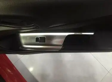 Высшая звезда ABS хром 4 шт дверь автомобиля внутри подлокотника украшение крышка