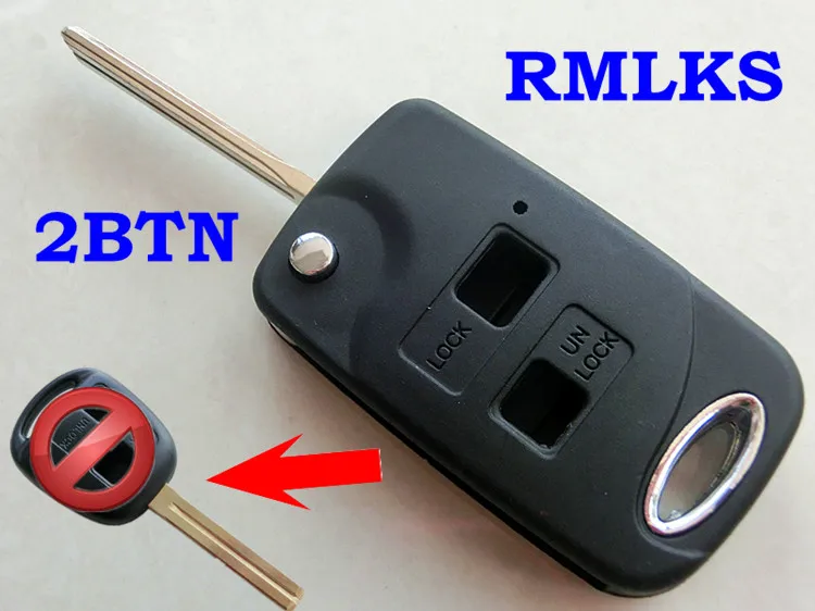 RMLKS Folding 2 3 buttons Flip Remote Cey Case Shell Fit For Lexus IS200 GS300 RX300 LS400 TOY48 Blade | Автомобили и мотоциклы