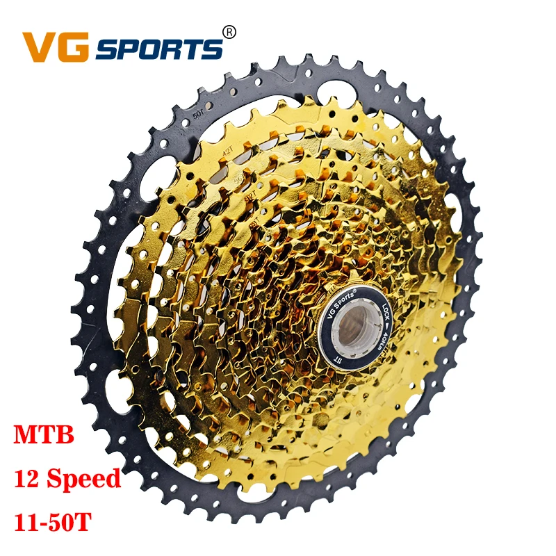 12s 11-50T gold Горячее предложение, новинка, MTB, Сверхлегкий, 12 Скоростей, 11-50 T/52 T, для велосипеда, колесо свободного хода, кассета для велосипеда, 12 S, золото, горный велосипед, колесо - Цвет: 12s 11-50T gold