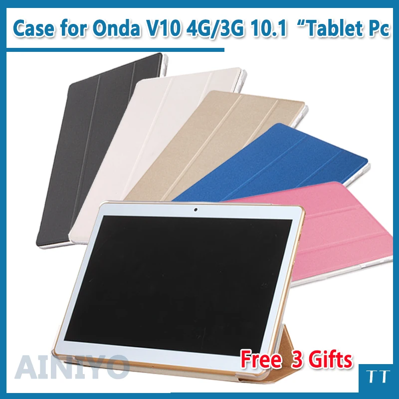 Для Onda V10 4g чехол Высокое качество Стенд защитный чехол из искусственной кожи для Onda V10 3 g звонок телефон 10,1 дюймов планшетный ПК+ Бесплатный 3 подарка
