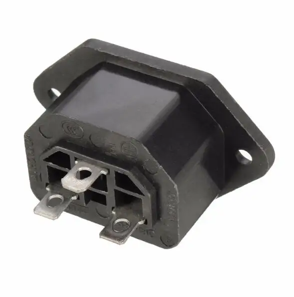 Гнездовой корпус 15A/250V 3PIN 05231 AC IEC C13 C14 встроенный разъем-адаптер сетевой разъем