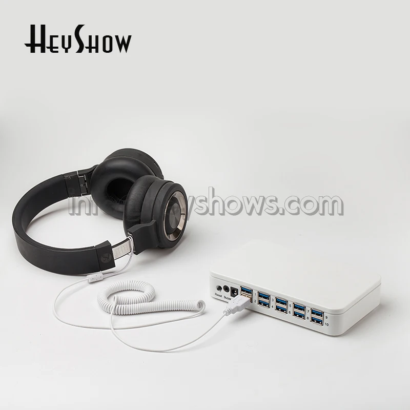 Universal Rope Security Alarm System Camera Alarm Box Watch Seguridad Cable Headset Anti theft Dispay Controller For Retail Shop