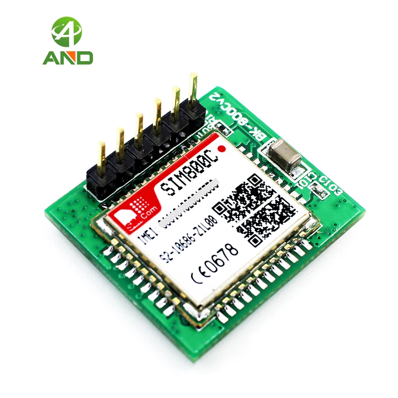 Самый маленький SIM800C GPRS GSM модуль карта microsim основная плата четырехдиапазонный ttl