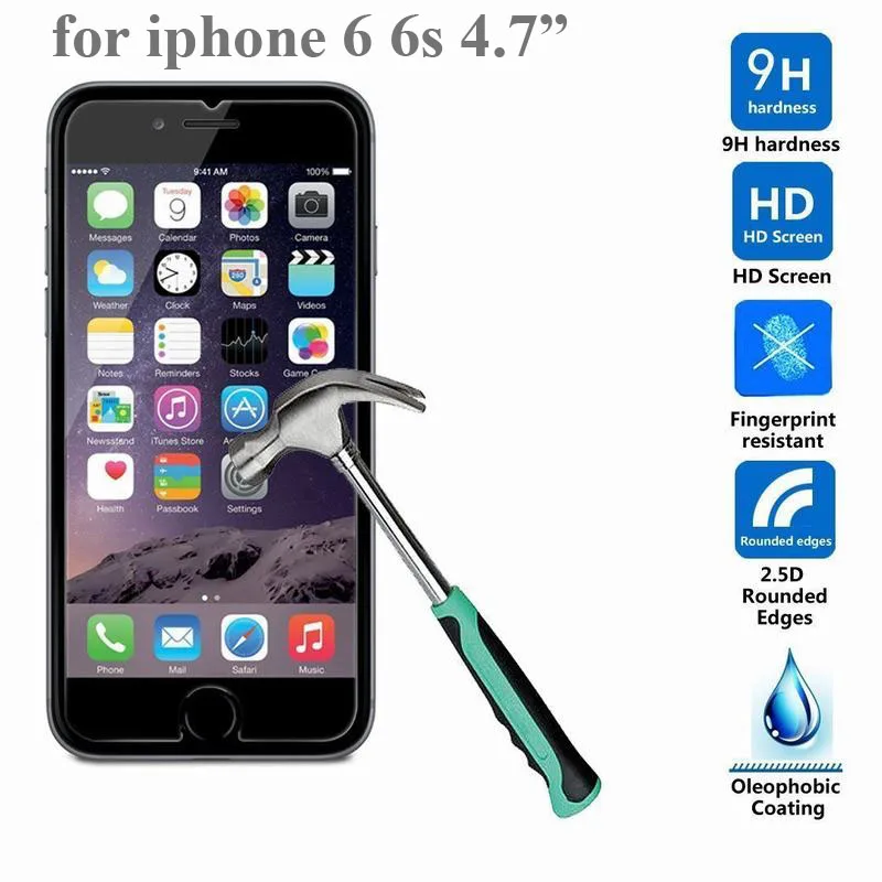 Ultra HD Tempered Glass Screen Protector Case For iPhone 5 5S 5C SE Toughened Protective Film Phone Cover Cases |