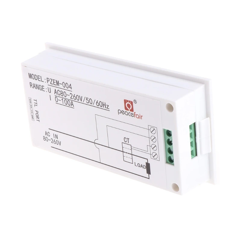 ANENG AC 80 260V 100A Вольтметр Амперметр ватт энергия Панель метр монитор PZEM 004 w