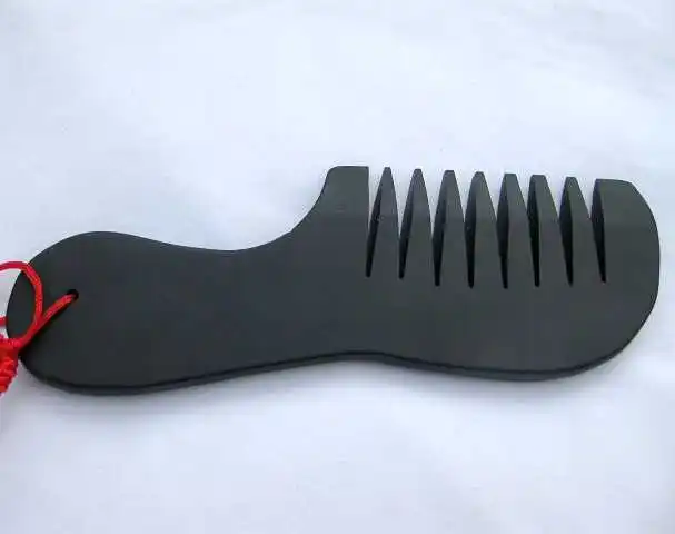 Гребень для массажа Guasha Black Bian натуральный камень 1 шт. уход за здоровьем здоровье