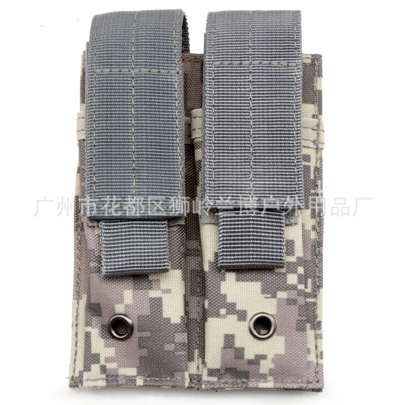 ACU CQC Молл двойной пистолет Маг кобура тактический 9 мм подсумок для Glock 17 18 19 Beretta 92 Sig Sauer P226 - Цвет: ACU