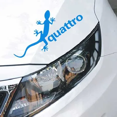 Стикер для автомобиля Gecko quattro Стайлинг наклейка ноутбука мотоцикла скейтборда
