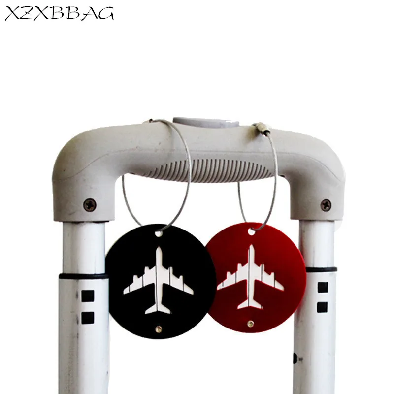 Металлические аксессуары для путешествий XZXBBAG бирка багажа из алюминиевого