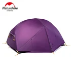 Палатка NatureHike Mongar 20D туристическая Ультралегкая, на 1-2 человек, силиконовая ткань, двухслойная, Всесезонная, Для Путешествий, Походов