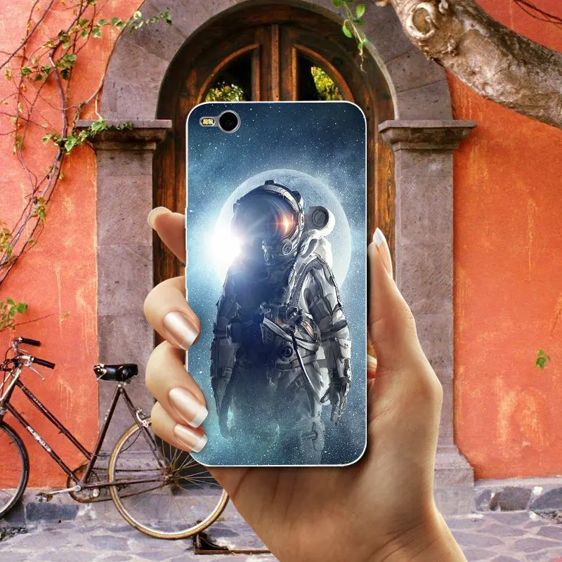 Soft Phone Case TPU Silicon for HTC Desire 530 630 626 628 816 820 One A9 E9 M7 M8 M9 M10 Plus U11 Bags Sci Fi Astronaut | Мобильные