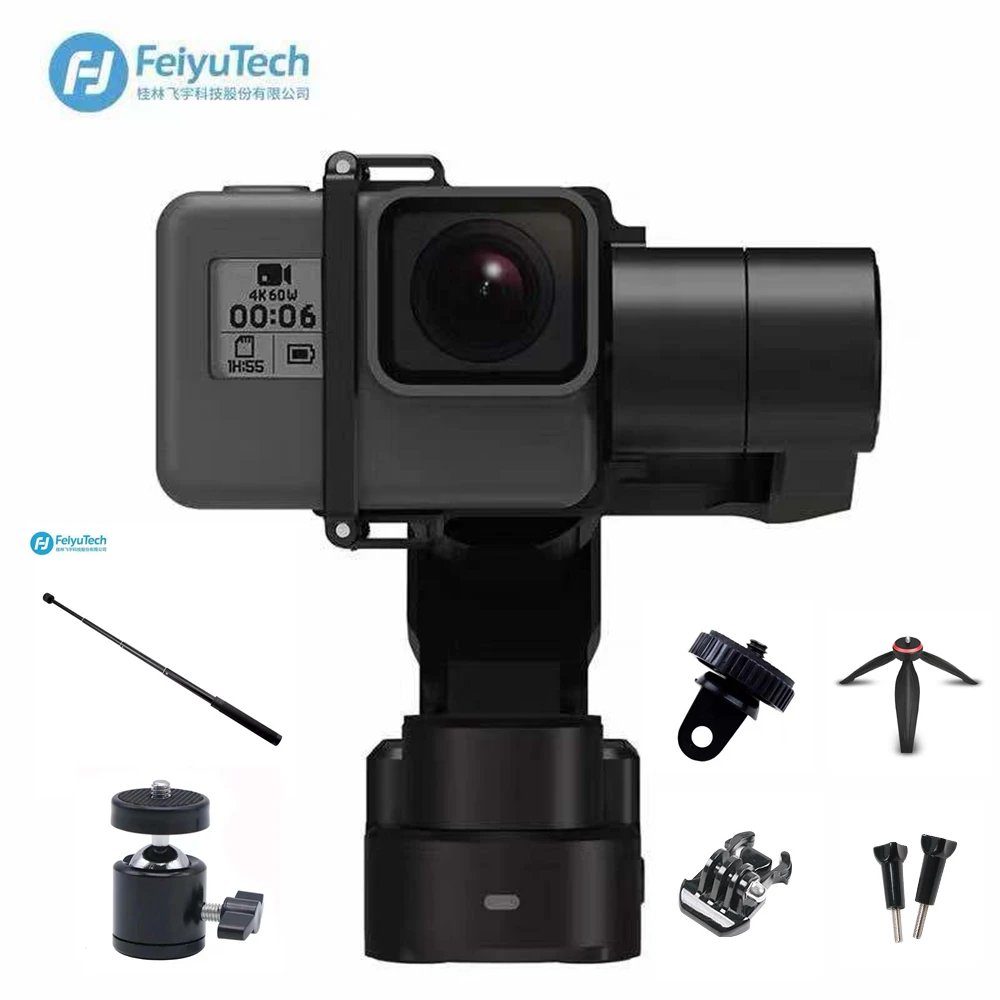 Водонепроницаемый 3-осевой стабилизатор FeiyuTech WG2X Feiyu переносной шарнирный для Gopro