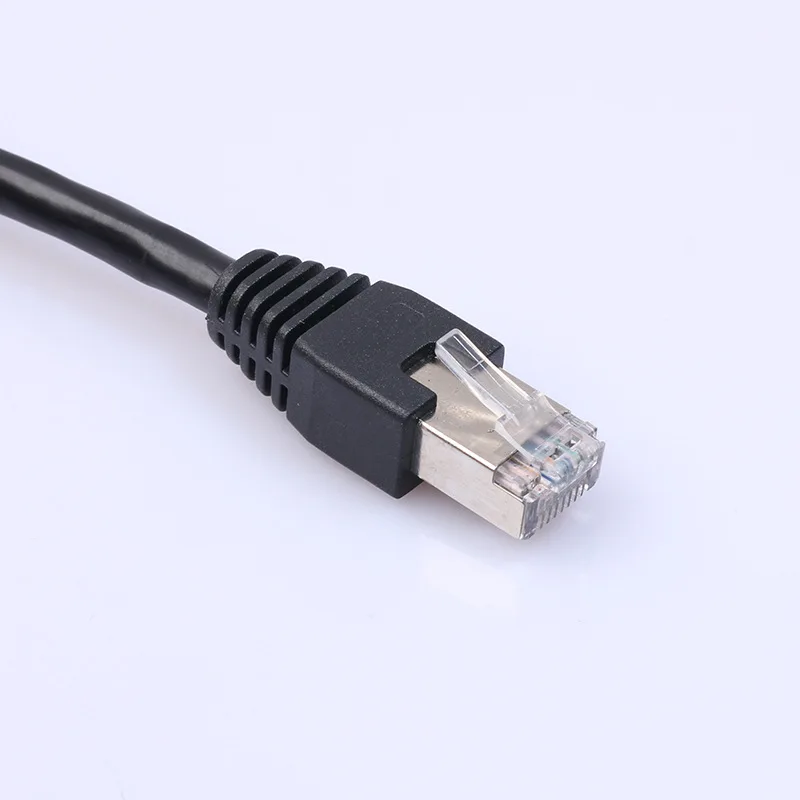 Высококачественный винтовой панельный кронштейн RJ45 CAT 6 штекер гнездо Ethernet LAN