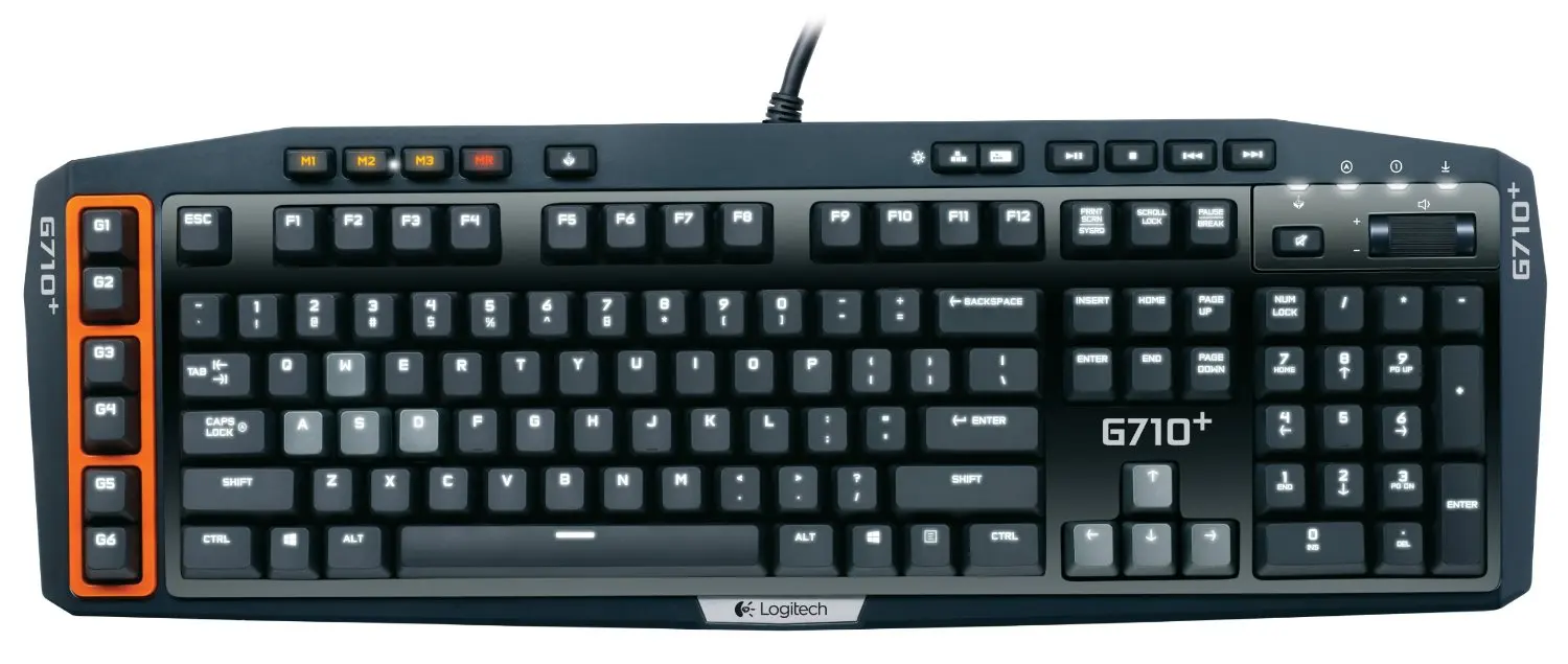 Logitech G710 + Механическая игровая клавиатура с тактильные высокая-Скорость