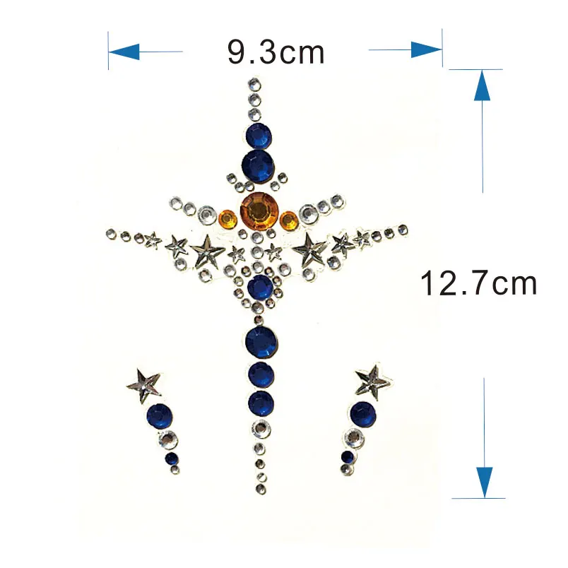 1 шт. яркий драгоценный камень в пляжном стиле для мерцания и блеска на пляже или