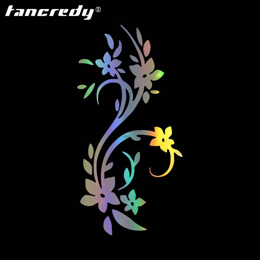 Tangcredy автомобильные наклейки и Цветочные с лозой на бампер автомобильный