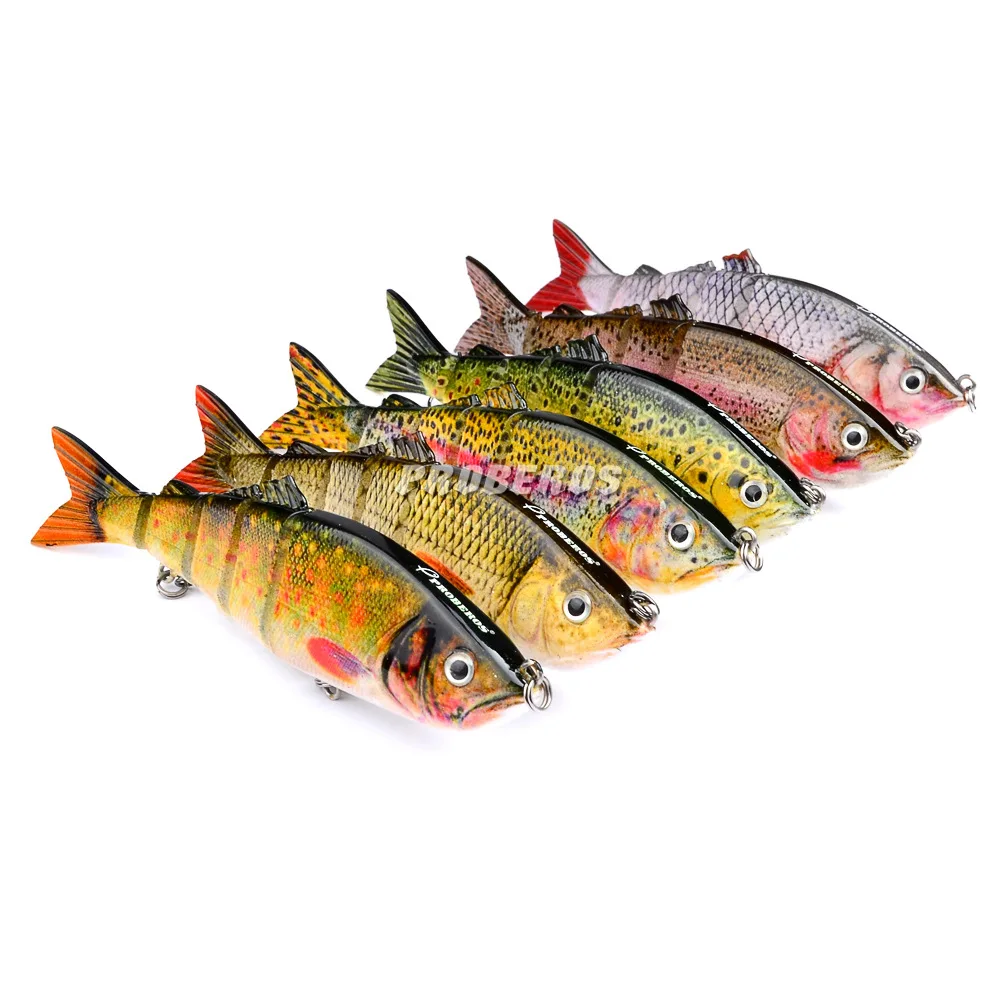 

1pcs High Quality 4 Sections Fishing Lures Crank Bait Crankbaits Isca Artificial Tackle 12.3cm/17.8g Jigging Lure