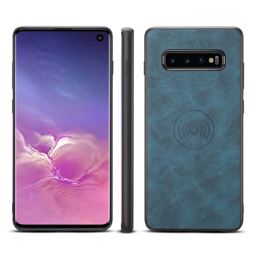 Кожаный чехол на магните для samsung Galaxy S10e 6,5 дюймов поглощения автомобильный подставка для держателя для samsung S10 6,1 дюймов S10 плюс 6,4 дюймов