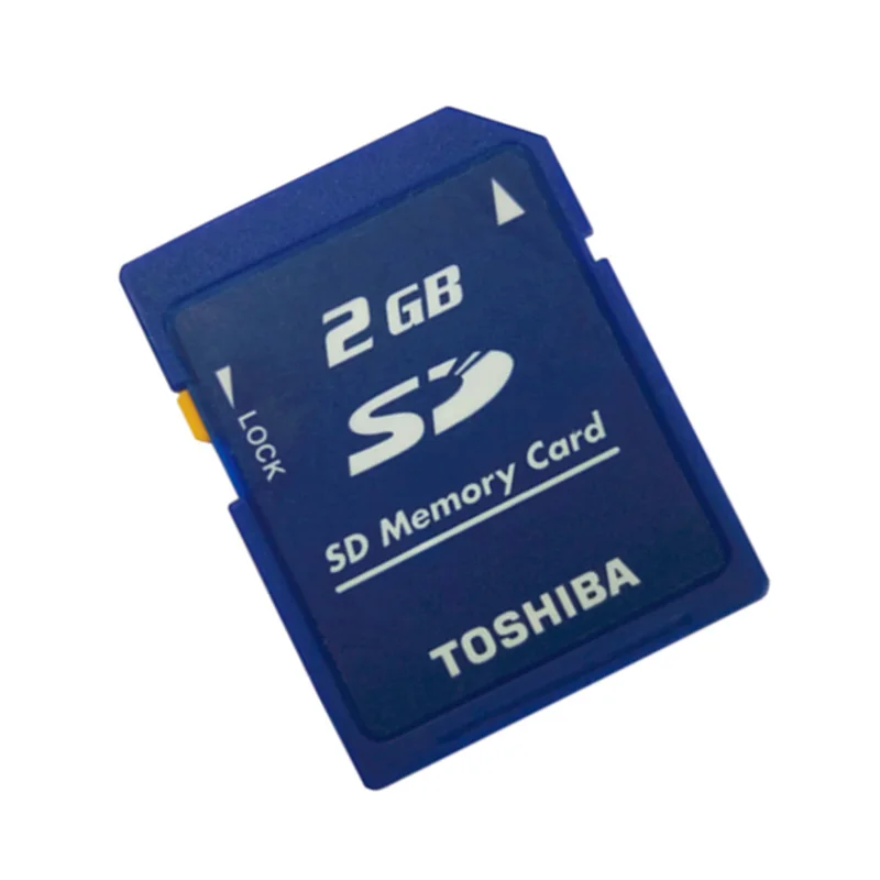 Toshiba 2 Гб Class2 SD M02G карта памяти Micro Стандартный безопасный для видеокамер и