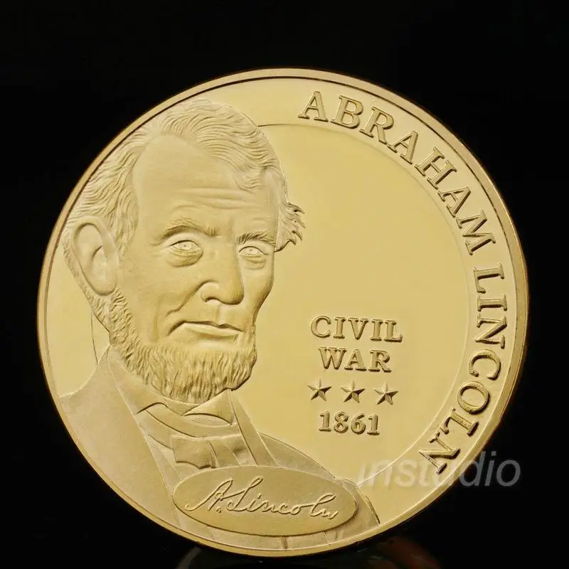 1861 монеты из США сувенирные Lincoln Lucky Coin Hacker Coins коллекция подарок