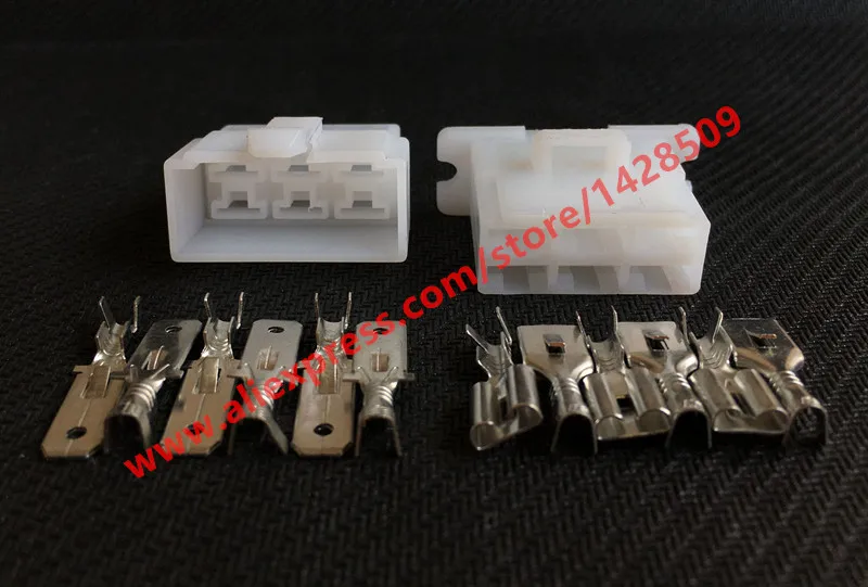 

5 Sets 6110-4563 6120-2063 Female And Male 6 Pin Way Socket Auto Connector