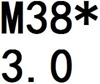 1 шт. метрический правый кран M38 X 1,0 1,25 1,5 2,0 3,0 мм Шаг резьбы кранов инструменты