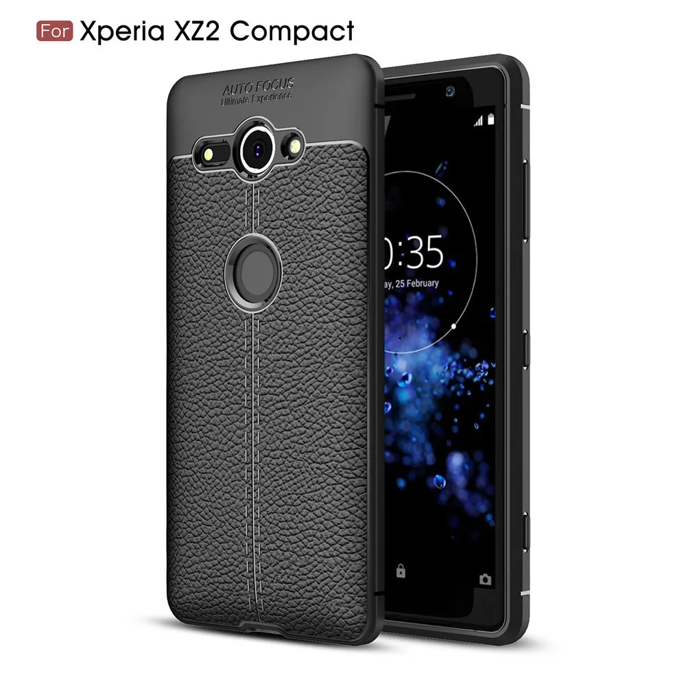 Black Чехол 5,7 для sony Xperia Xz2 чехол для sony Xperia Xz2 Xz 2 Compact Premium Dual H8216 H8266 H8296 H8324 чехол - Цвет: Black