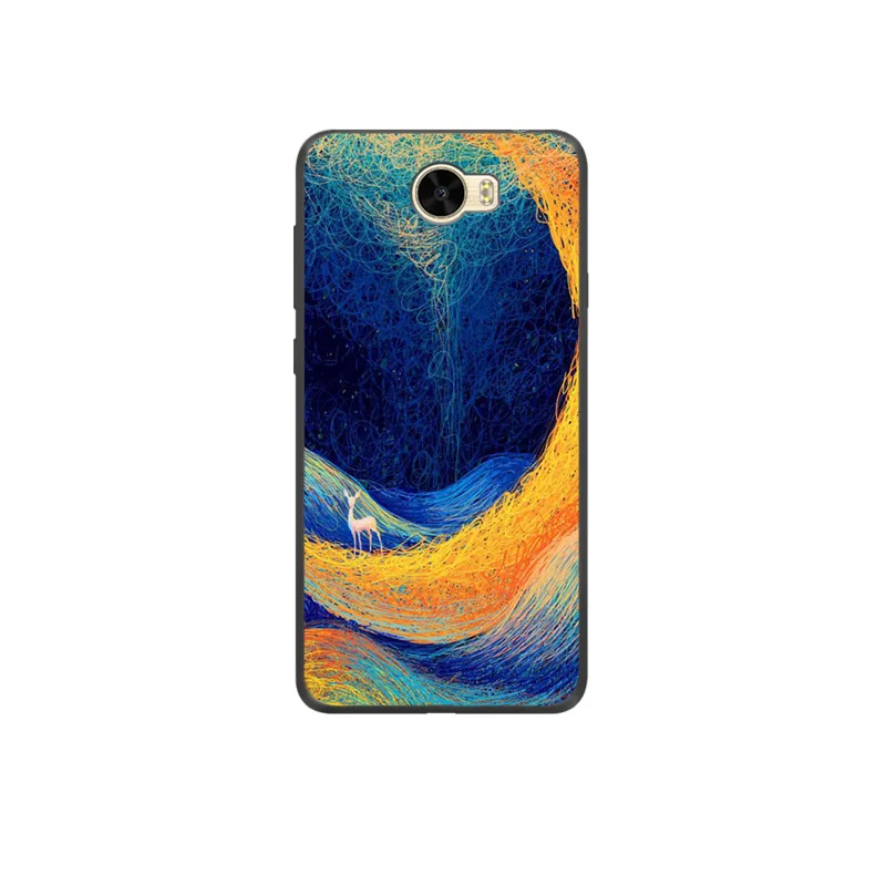 Christmas deer Cover for huawei y5 ii y5II Honor 5A Case honor 4c pro Silicon soft y6 Pro Holly 2Plus Enjoy 5 | Мобильные телефоны