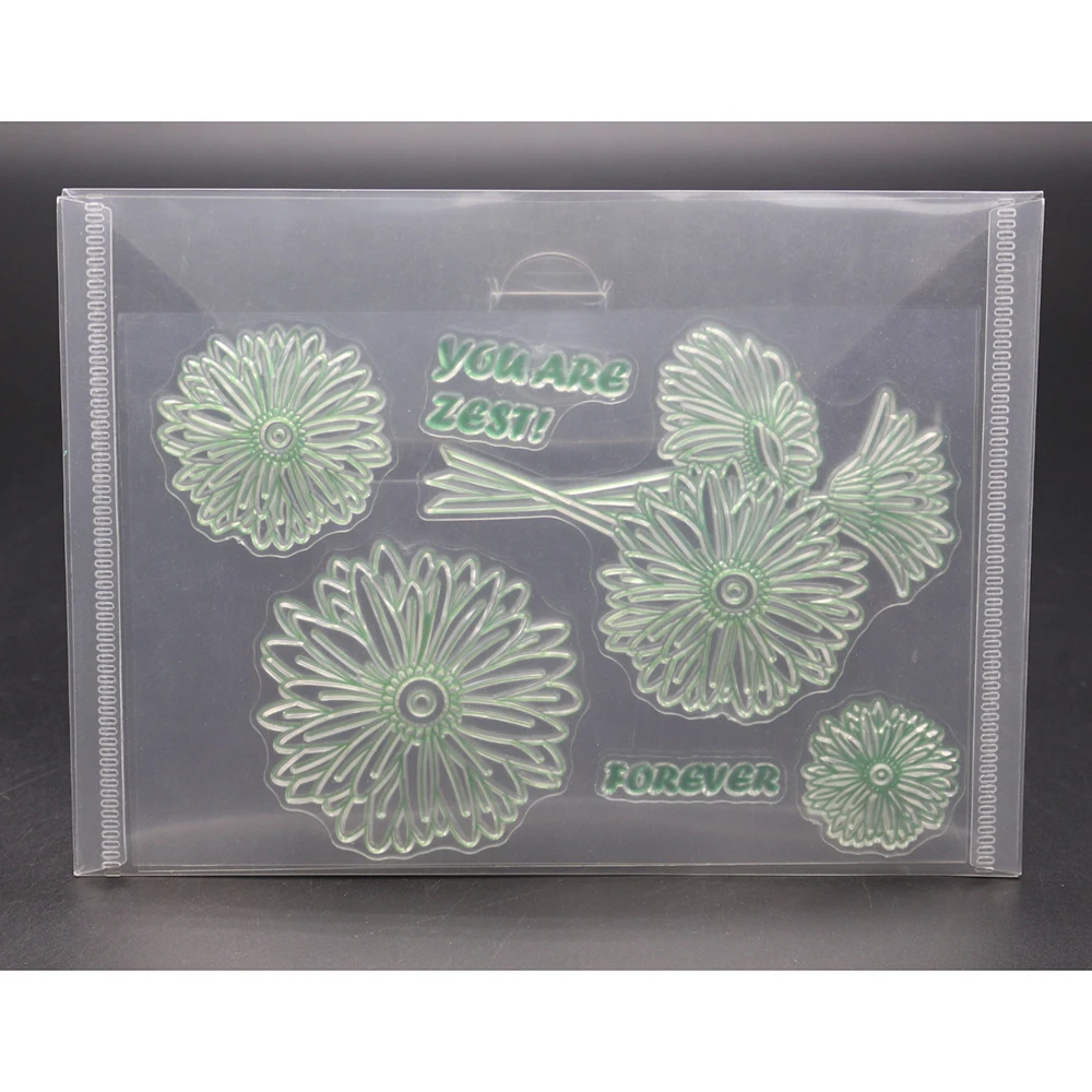 

5PCS Resealable Storage Case For Cutting Dies Stencil Album Stamp Crafts Clear Plastic Seal Bags 18x13cm