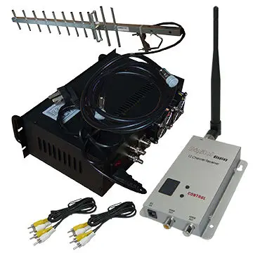 1 2G видео передатчик 10W большой диапазон беспроводной и приемник 2 Ghz 4 канала