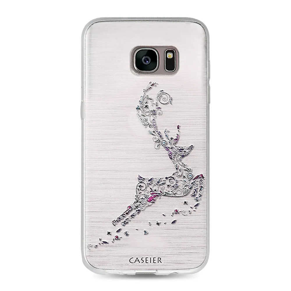 CASEIER Phone Case For Samsung S8 Plus S6 S7 Edge Note 8 9 Cases Soft Merry Christmas Cover S9 Funda Coques |