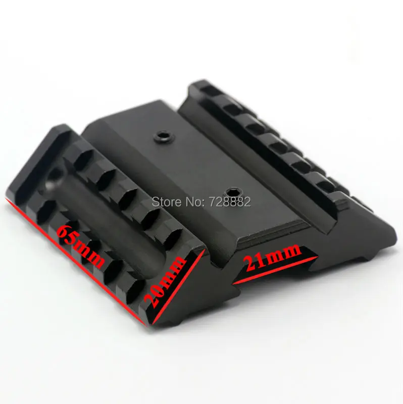 Охотничий Тактический Двойной 45 градусов офсетное крепление 20 мм Вивер