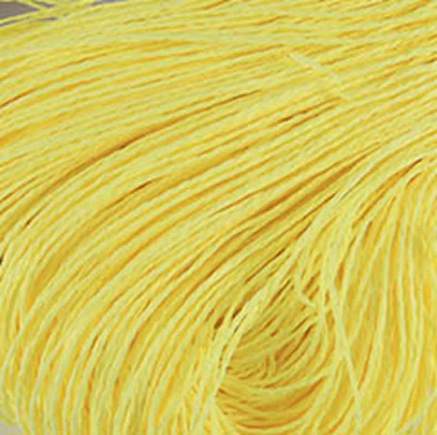 100g/ball пряжа из рафии Kintting Бумага соломы пряжа для вязания крючком Hat Необычные пряжи цветок упаковка Летняя мода материал ручной работы - Цвет: bright yellow