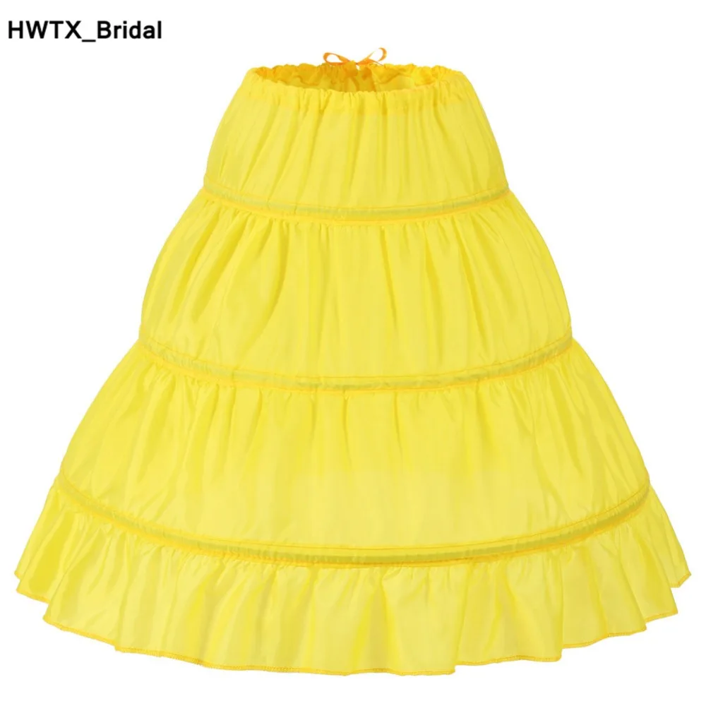 Короткая детская юбка-американка с 3 обручами высокого качества для девочек