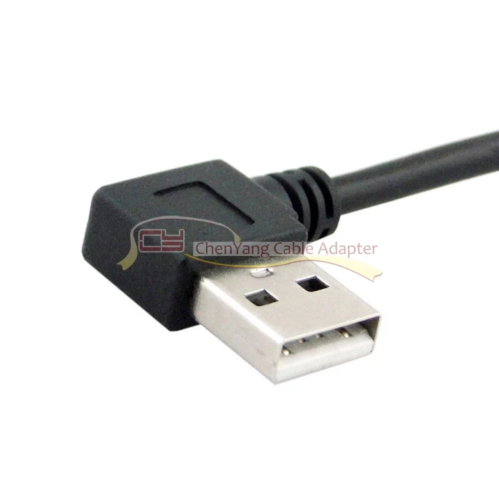 CY левый угловой правый Angeld 90 градусов USB 2 0 A штекер к женскому удлинительному