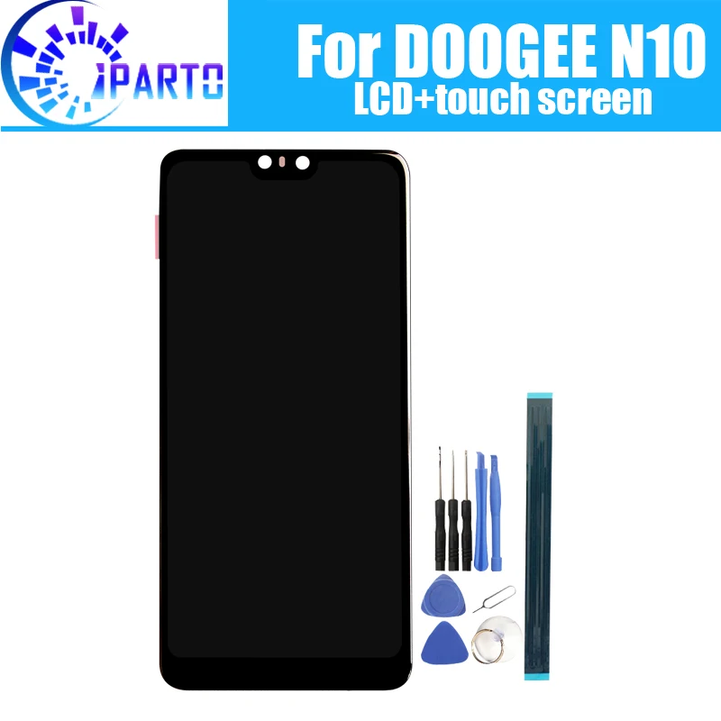 ЖК-дисплей + сенсорный экран Doogee N10 100% оригинальный протестированный ЖК-экран