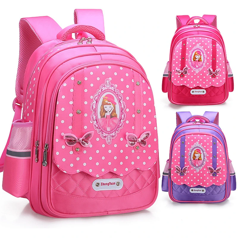 

New Arrival Princess Girls school bags Children School Bags Backpack waterproof Book Bag travel Rucksacks mochila escolar