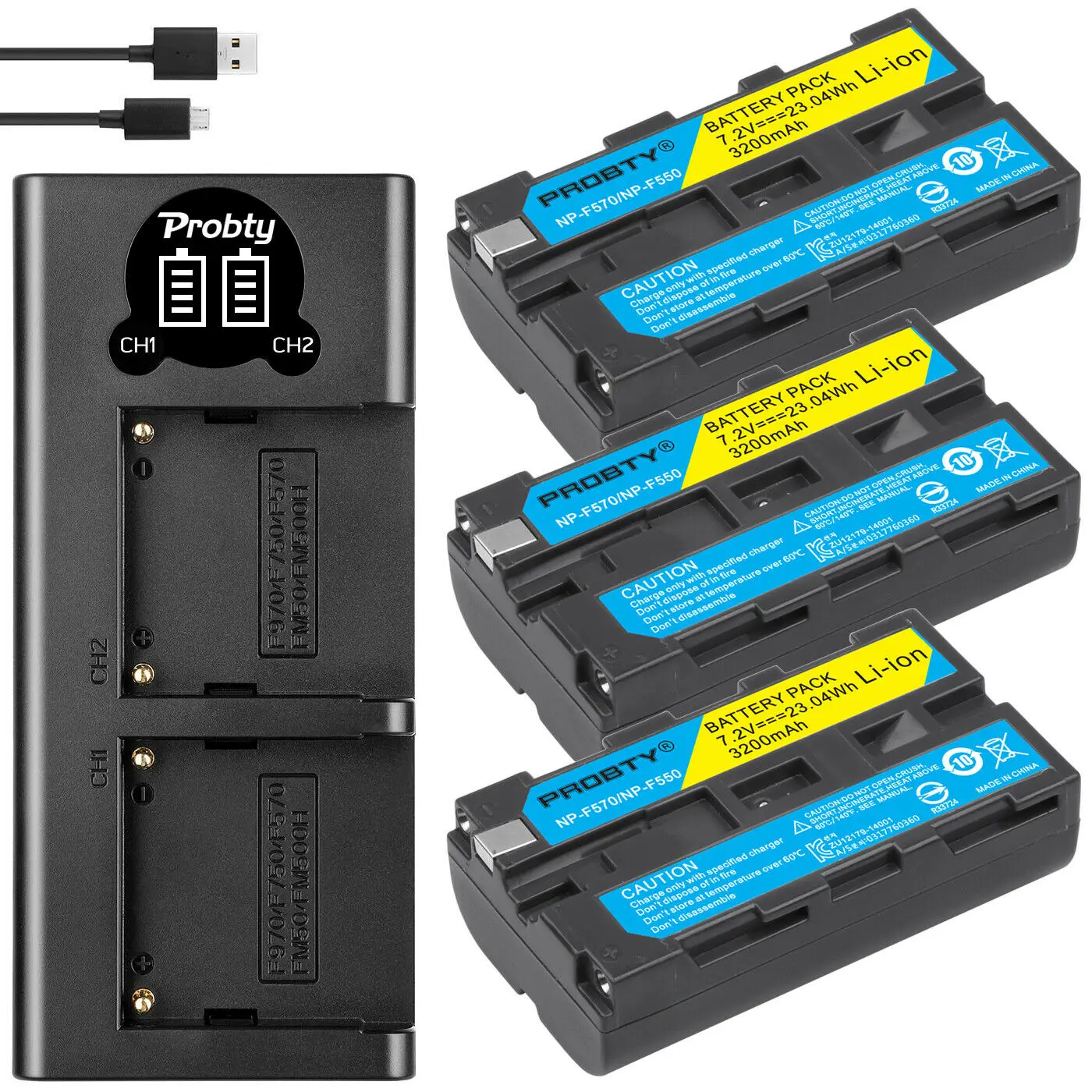3200 мА/ч NP F550 F330 Камера Батарея + ЖК дисплей Dual USB Зарядное устройство для Sony 750