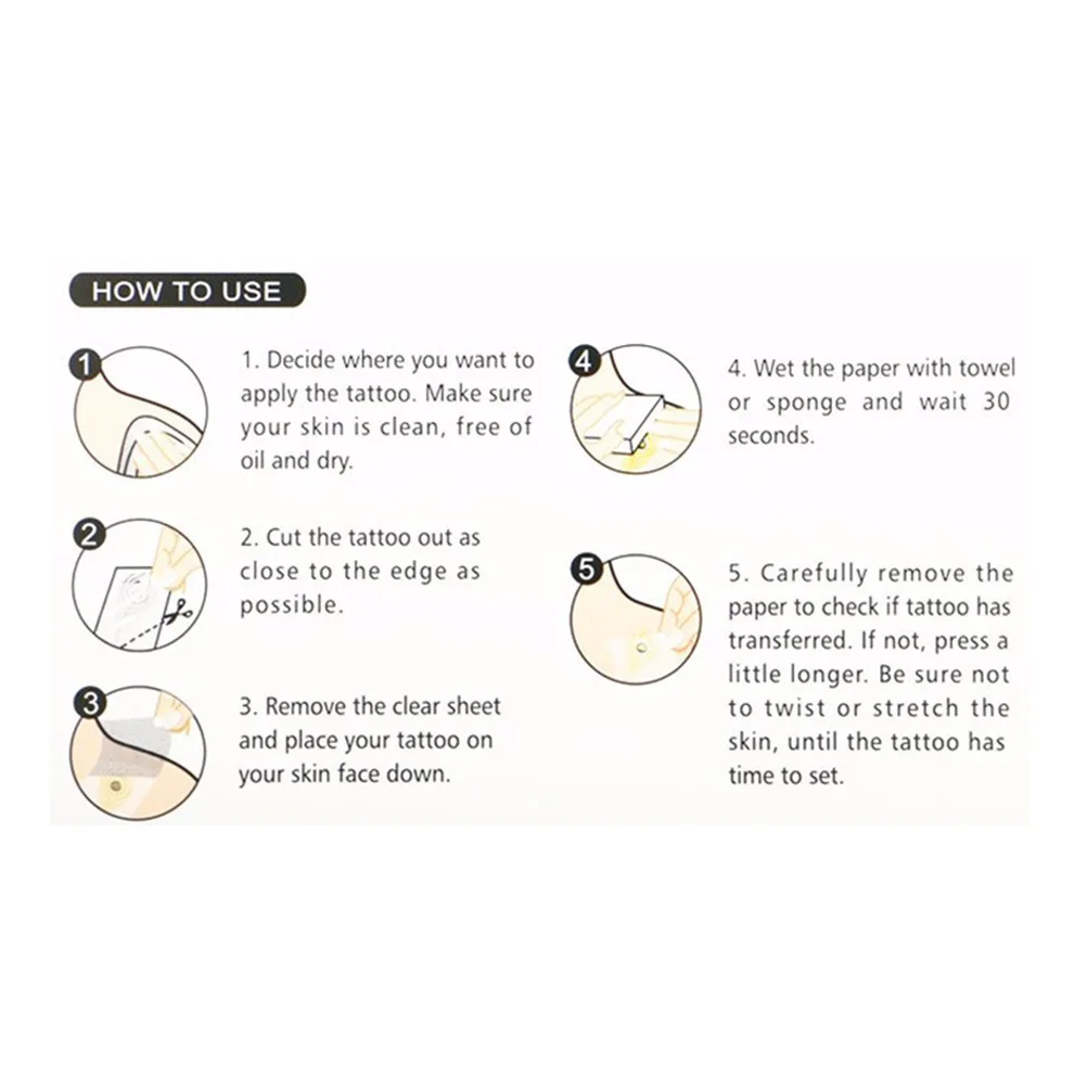 Водостойкая Временная тату-Наклейка 3D боди-арт искусственная Татуировка совы