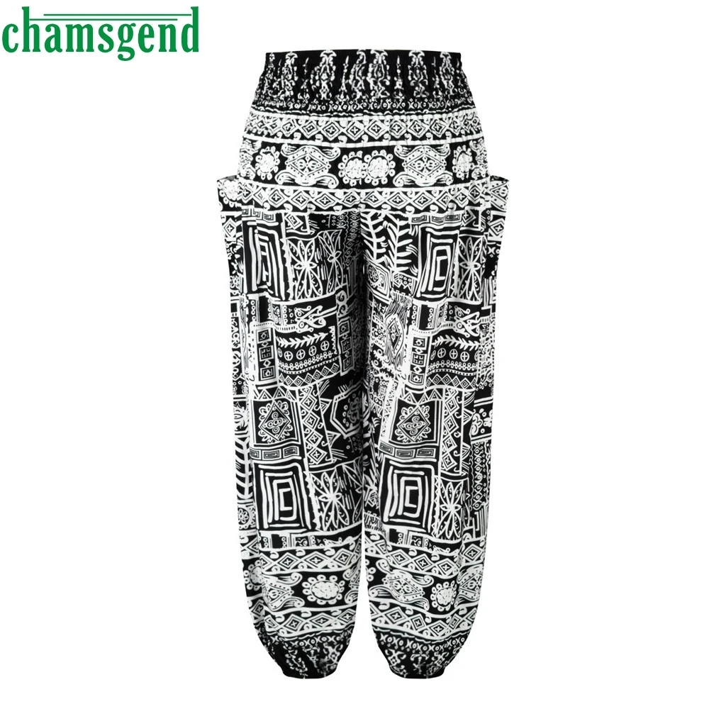 CHAMSGEND штаны для йоги мешковатые размера плюс мужские брюки для йоги Boho комбинезон тайские брюки хиппи Йога Спорт бег фитнес тренажерный зал Леггинсы 09