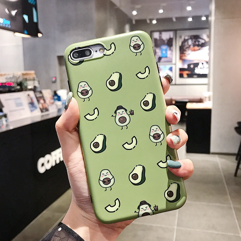 LOVECOM мультфильм фрукты авокадо чехол для телефона для iPhone 11 Pro Max XR X XS Max 7 8 6 Plus чехол Полный корпус мягкий IMD чехол для телефона сумки