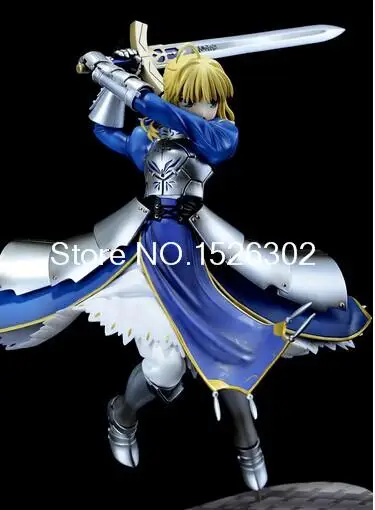 25CM Action Figure Toy Anime Fate Stay Night Saber Lily the Sword of Victory Toys Figures PVC Good Quality | Игрушки и хобби