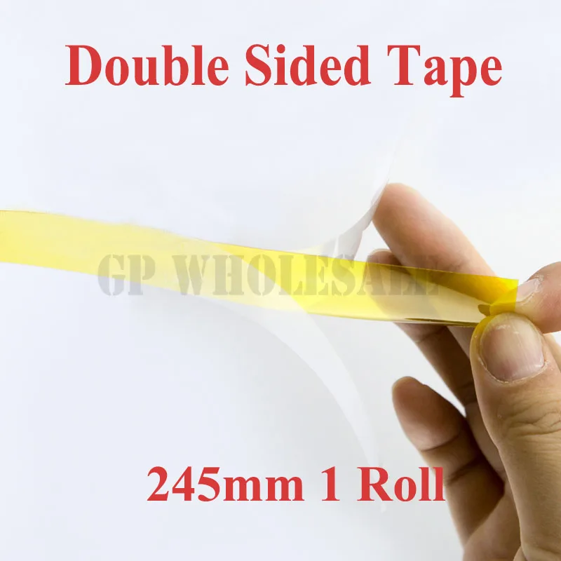 245mm*20M 0.1mm Thick,  Heat Withstand, Double Sided Adhered Tape, Polyimide Film for PCB Shield